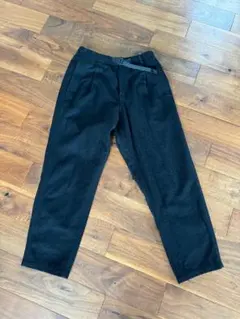 Gramicci グラミチ 黒 BLACK メンズM ウール ワイドパンツ