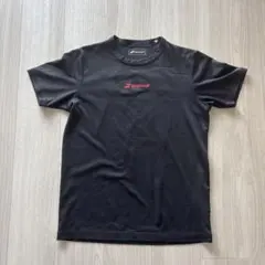 Babolat ブラック Tシャツ LET'S PLAY テニス