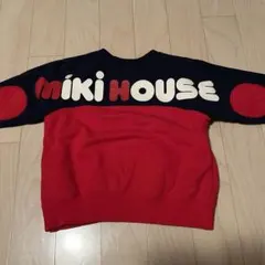 MIKI HOUSE トレーナー サイズ80 ネイビー/レッド
