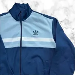 万国旗タグ adidas トレフォイル トラックジャケット ジャージ Lサイズ