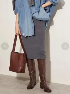 Plage Knit Tight スカート　プラージュ　ニット　セットアップ対応のサムネイル