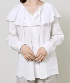 SNIDEL ブラウス ビッグカラーチュニック