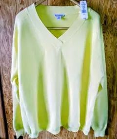 新品未使用品定価￥14900LサイズトミーバハマVネックセ－タ－