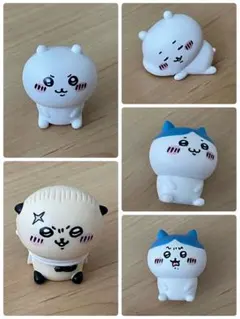 5種　5個　セット　ちいかわ インテリアミニフィギュア　ハチワレ　ラッコ