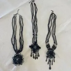 アンティーク　アクセサリー　ネックレス　3本セット