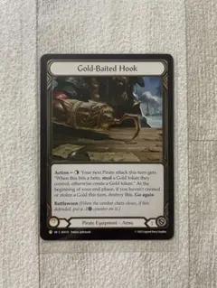 Gold-Baited Hook cold foil FAB