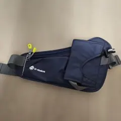 U-Makes ランニングウエストポーチ　ネイビー