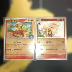 大人気⏫ガーディ・ウィンディ プロモカードセット※コレクション用✨のサムネイル