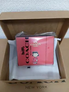 新品・未使用コーチ COACH 二つ折り財布 ピーナッツ