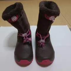 プーキーズ 21/22cm スノーブーツ ボア ブラウンのサムネイル
