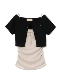 ANDMARY Regina vest set ブラック ANDMARY Regina vest set ブラック - メルカリ