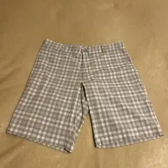 【美品】NIKE GOLF ナイキゴルフ XXL 36 グレー ホワイト 柄