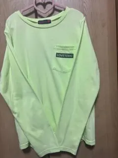 LOVETOXIC ロングスリーブTシャツ 蛍光緑