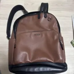 COACH レザー バックパック リュック ブラウン ブラックのサムネイル