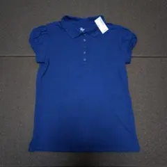 ザチルドレンズプレイス ポロシャツ　ネイビー　シャツ　XL14　パフスリーブ