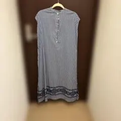 Ray BEAMS ノースリーブシャツワンピース