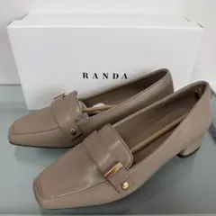 【新品未使用】【RANDA】3WAYベルトローファーシューズ　サイズM
