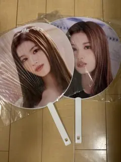 公*o様 twice サナ　うちわ 2枚セット