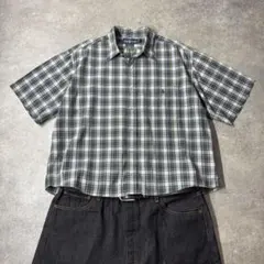 90s old stussy 半袖チェックシャツ cityboy archive 90s OLD STUSSY 短丈オープンカラーチェックシャツ cityboy - メルカリ