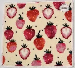 新品未使用 FEILER ラブラリー ストロベリードット ハンカチ フェイラー