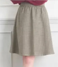 チェック柄フレアスカート マジェスティックレゴン