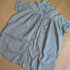 Hush Puppies 半袖シャツ M カーキ