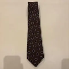 お*か様 ★未使用品★FRANCO BASSI ブラウン ドットネクタイ