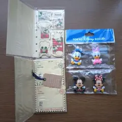 ミッキー ミニー 付箋　マグネット