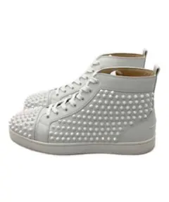 Christian Louboutin スタッズ付きホワイトスニーカー
