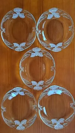 ガラス皿5枚セット
