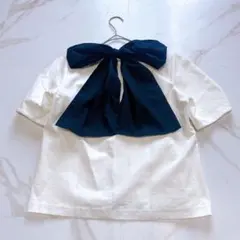 現行sov★ダブルスタンダード★バックリボンプルオーバーストレッチポンチトップスのサムネイル