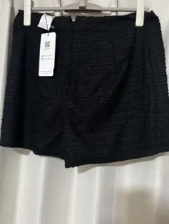 ブラックツイードショートパンツ