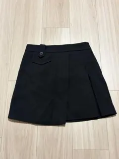 【こー様専用】ミニスカート ブラック プリーツデザイン
