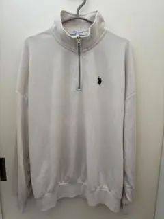 US.POLO ASSN ハーフジップ トレーナー Lサイズ　USEDのサムネイル