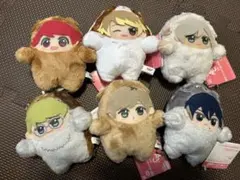 A3! もふめ〜と　ワンワンぬいぐるみ　春組 6個セット　コンプリート