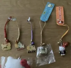 ご当地キティ ストラップ キーホルダー 名古屋5点セット