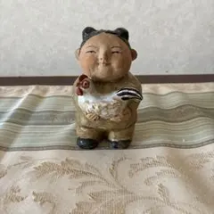 ささきようこ 作 鶏を抱く童子 陶器製 オブジェ ささきようこ 作 鶏を抱く童子 陶器製 オブジェ - メルカリ