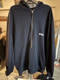CAHLUMN ネイビー ジップアップパーカー XL
