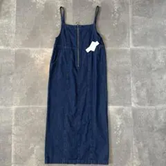 un dix cors インディゴデニムサロペット Fサイズ