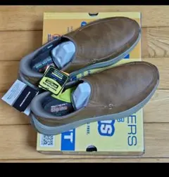 SKECHERS 27.0cm スリップ・インズ ブラウン