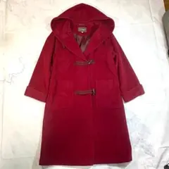 Paul Stuart 赤 フード ダッフルコート トラッド アンゴラ M 防寒のサムネイル