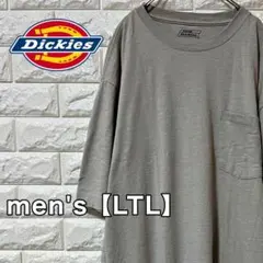 【Dickies ディッキーズ】半袖Tシャツ【メンズLTL】グレー F40