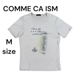 コムサイズム　Tシャツ　トップス　半袖　白　メンズ　M 1365のサムネイル