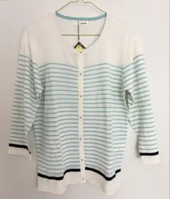 ボーダーカーディガン UVカットのサムネイル