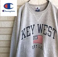 送料無料　チャンピオン　90s カレッジロゴスウェット　トリコロールタグ　超希少