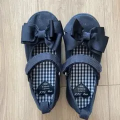 エニィファム　リボンシューズ　20.0 ソックス付き