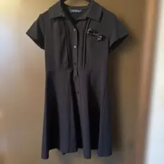 【子供女児向け】CHOPIN deux ブラックワンピース 160