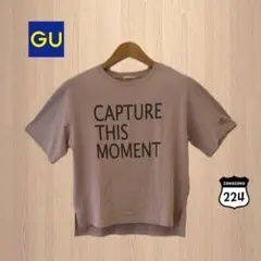 値下 GU　半袖シャツ　M　FUL-0171