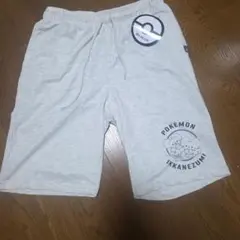 新品未使用　ポケモン イッカネズミ ショートパンツ Lサイズ グレー系