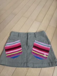 PEARLY GATES ストライプポケット スカート サイズ0